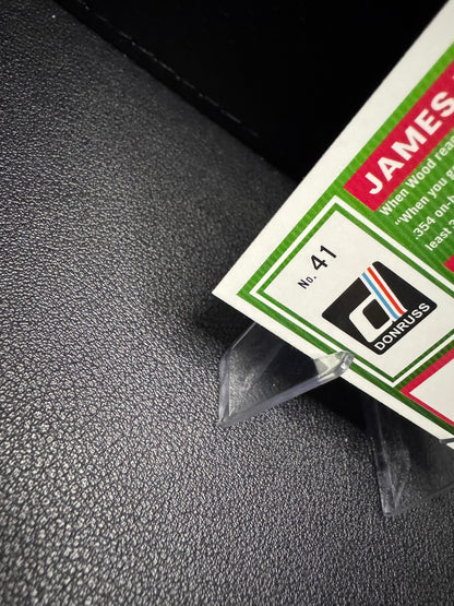 2025 Donruss 41 James Wood Red and Blue Washington Nationals - 787 Hobby House