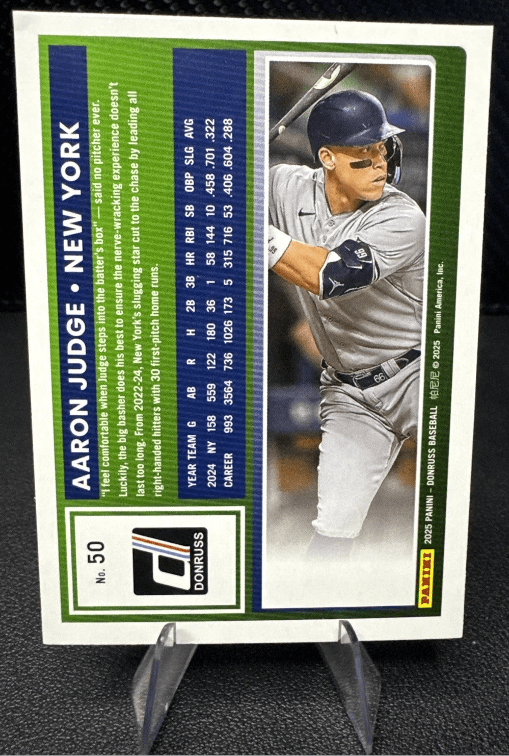 2025 Donruss 50 Aaron Judge New York Yankees - 787 Hobby House