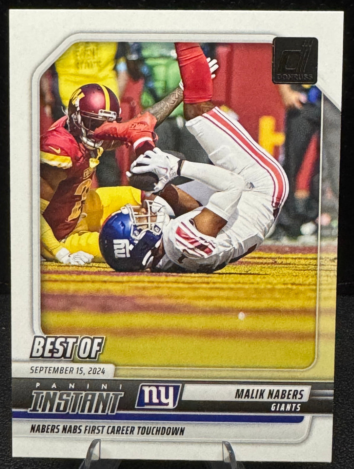 2025 Donruss Best of Instant 10 Malik Nabers New York Giants - 787 Hobby House