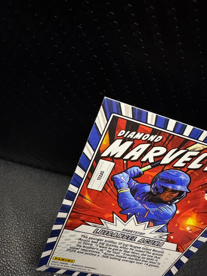 2025 Donruss - Diamond Marvels 14 Luisangel Acuna RC Texas Rangers - 787 Hobby House