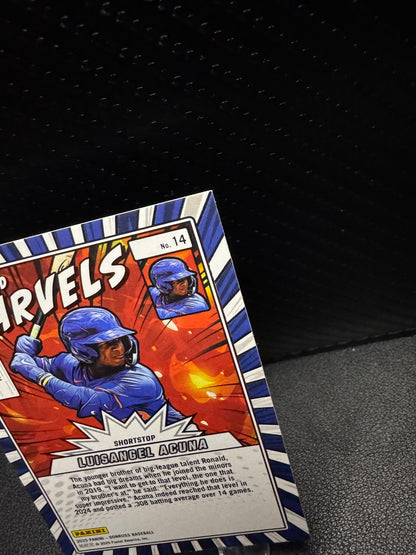 2025 Donruss - Diamond Marvels 14 Luisangel Acuna RC Texas Rangers - 787 Hobby House