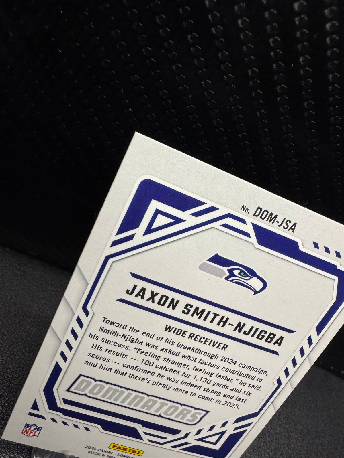 2025 Donruss Dominators DOM-JSA Jaxon Smith-Njigba Seattle Seahawks - 787 Hobby House