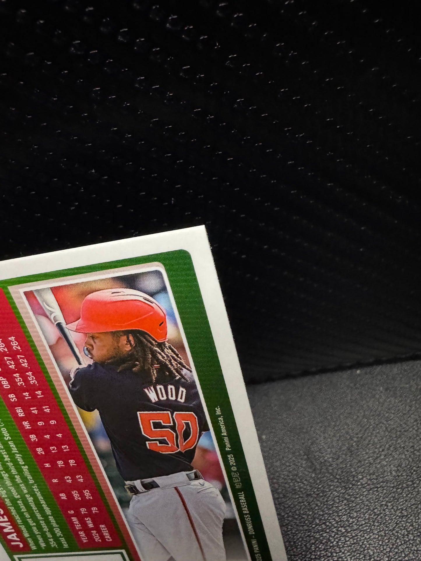 2025 Donruss Optic 41 James Wood Washington Nationals - 787 Hobby House