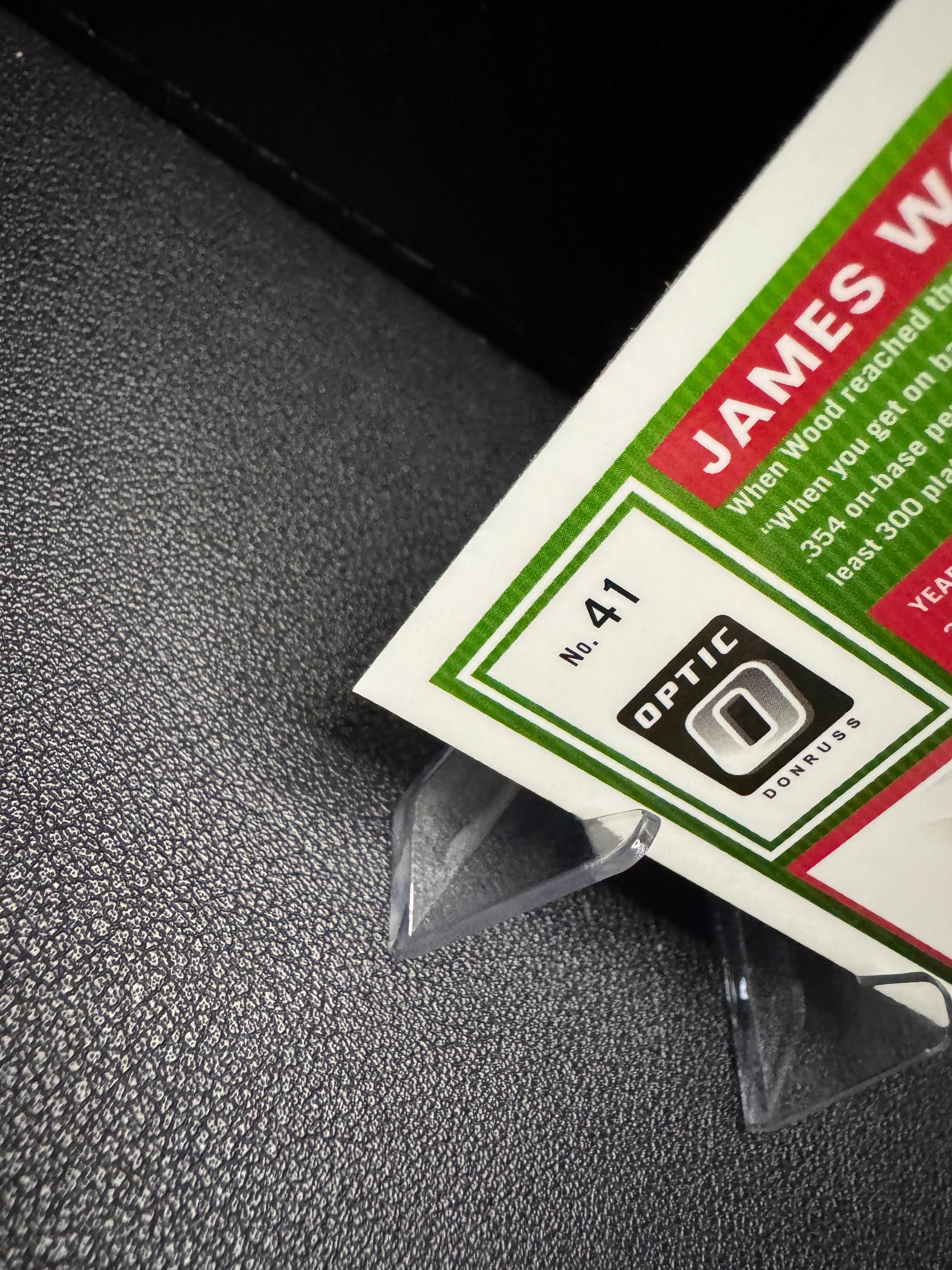 2025 Donruss Optic 41 James Wood Washington Nationals - 787 Hobby House