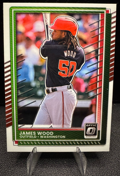 2025 Donruss Optic 41 James Wood Washington Nationals - 787 Hobby House