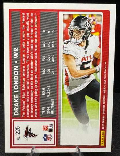 2025 Donruss Press Proof Purple 225 Drake London Atlanta Falcons - 787 Hobby House