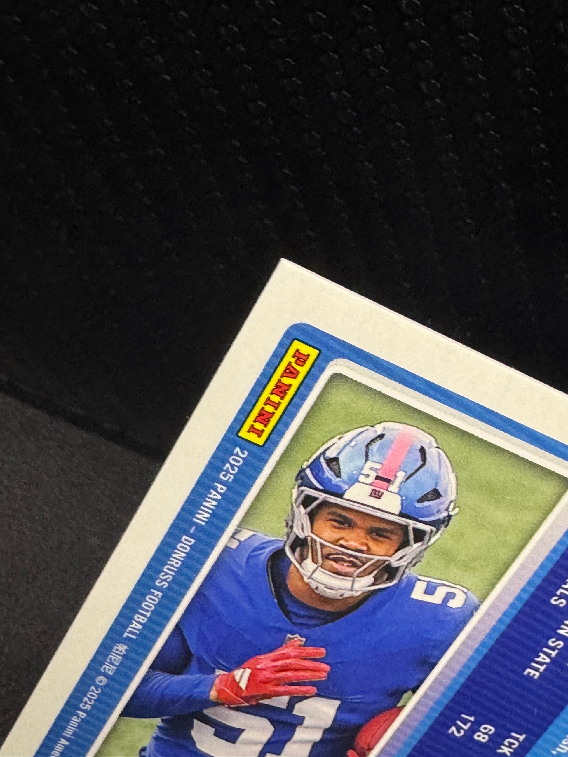 2025 Donruss Press Proof Purple Rated Rookie 315 Abdul Carter New York Giants - 787 Hobby House