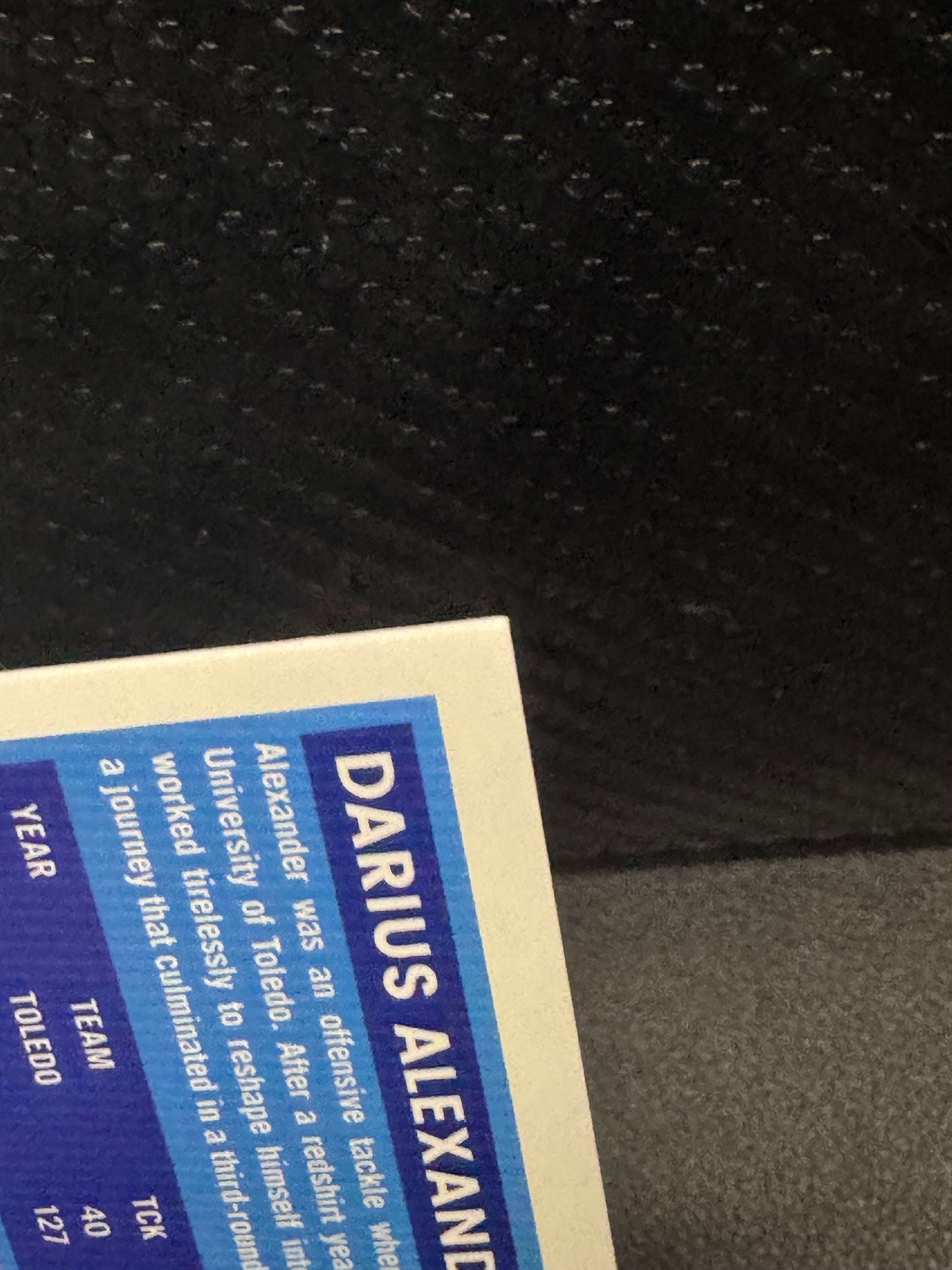 2025 Donruss Press Proof Purple Rated Rookie 379 Darius Alexander RC New York Giants - 787 Hobby House