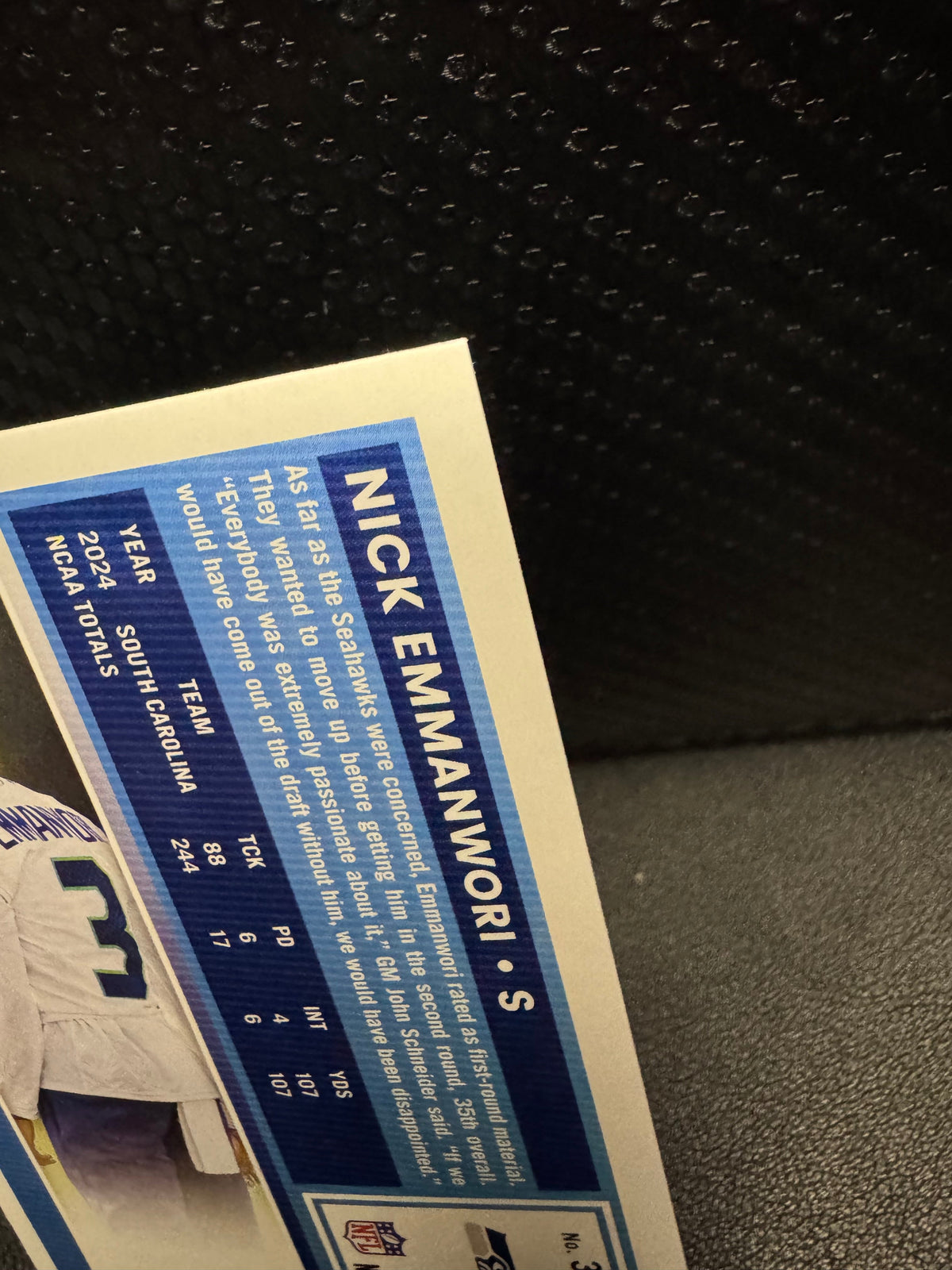 2025 Donruss Rated Rookie 348 Nick Emmanwori RC Seattle Seahawks - 787 Hobby House