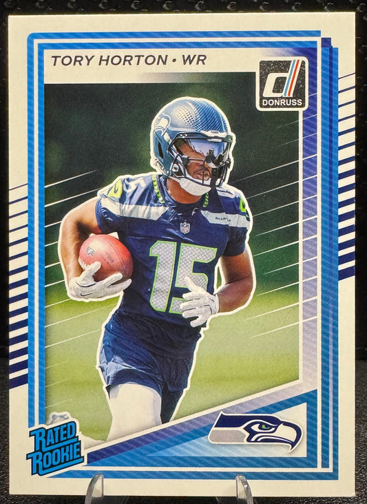 2025 Donruss Rated Rookie 388 Tory Horton RC Seattle Seahawks - 787 Hobby House