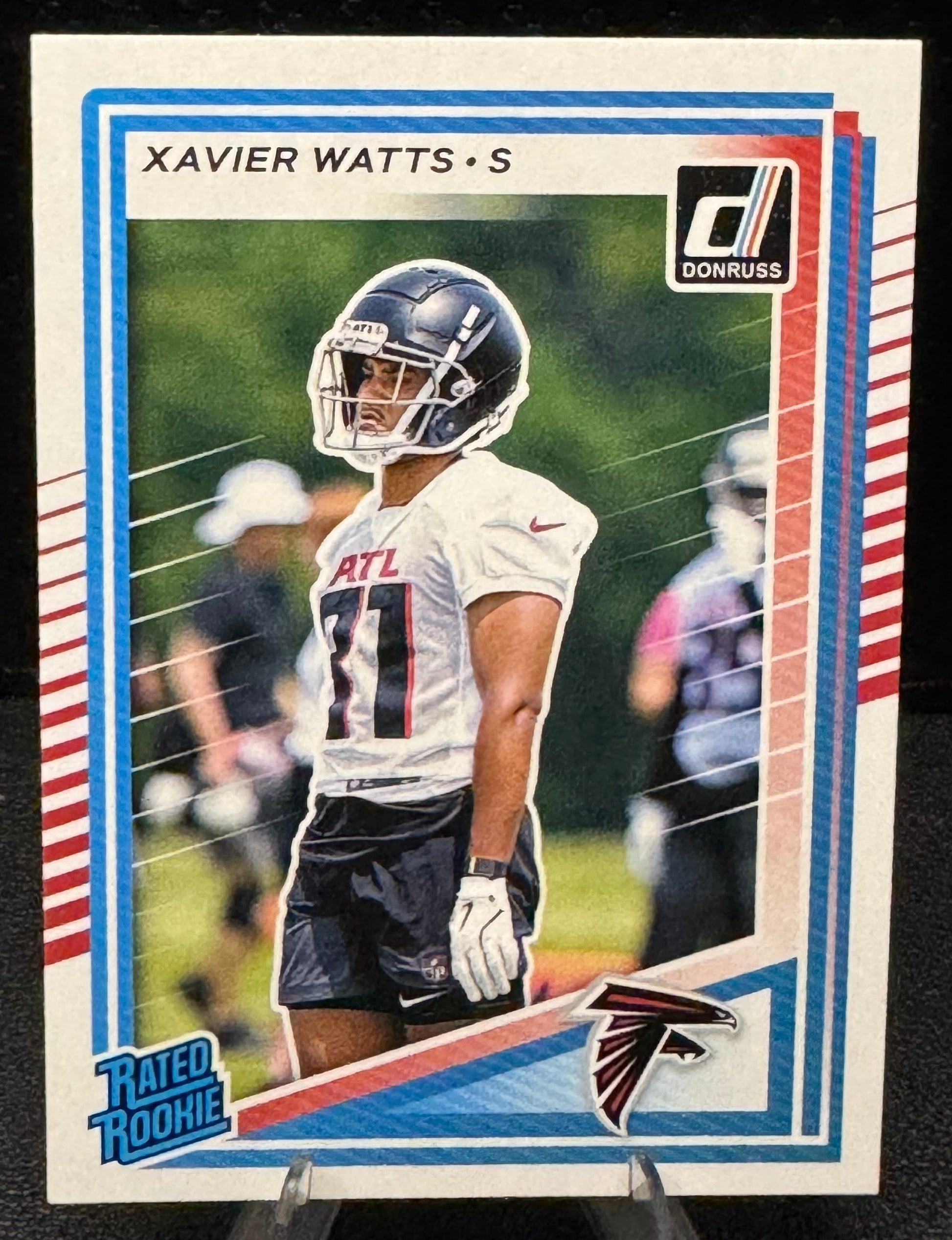 2025 Donruss Rated Rookie 399 Xavier Watts RC Atlanta Falcons - 787 Hobby House