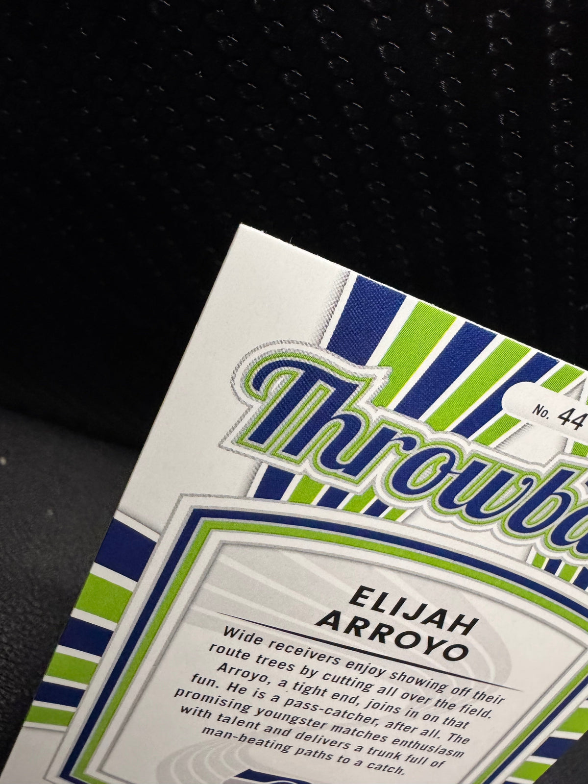 2025 Donruss Rated Rookies Throwback 44 Elijah Arroyo Seattle Seahawks - 787 Hobby House