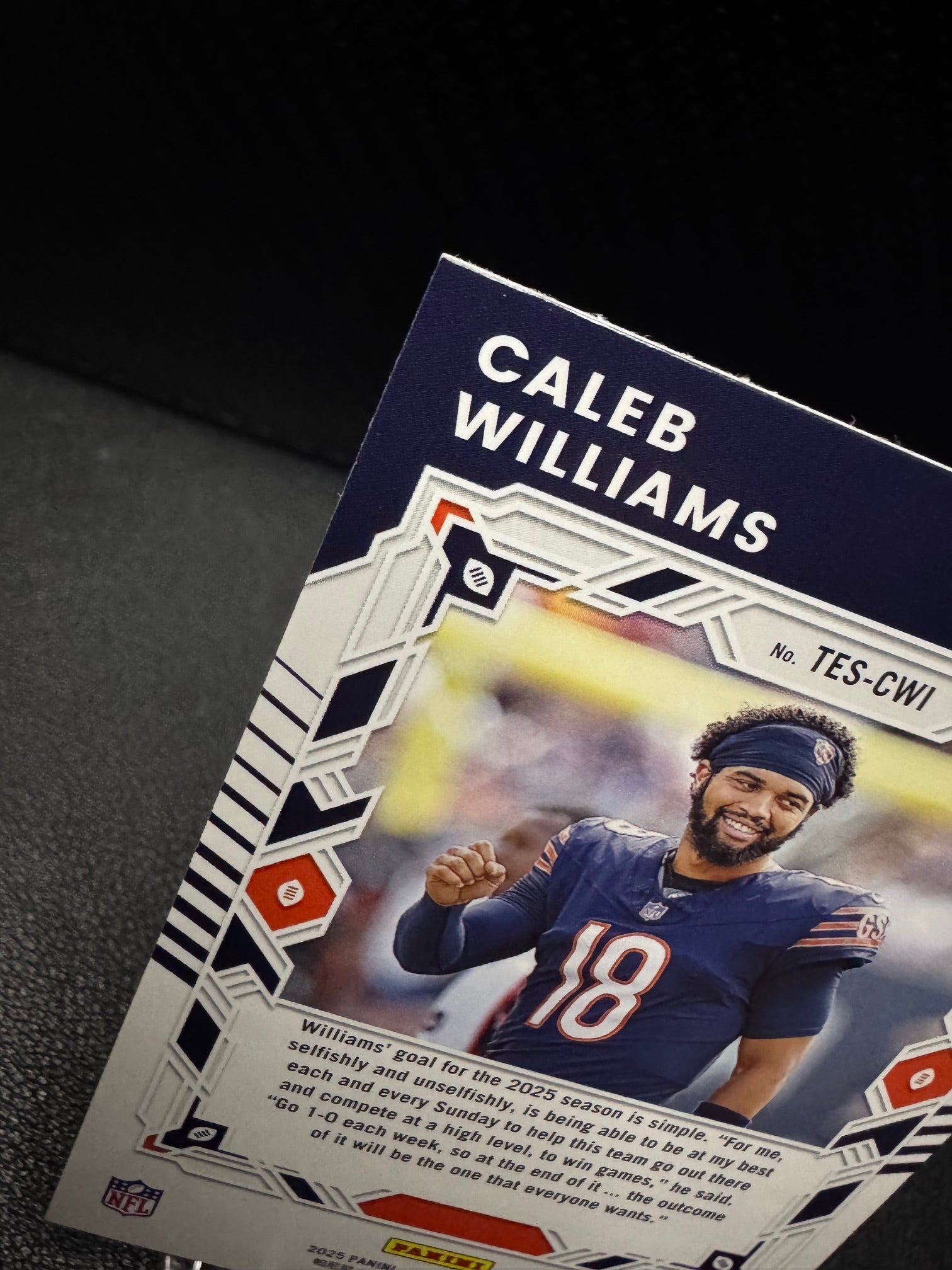 2025 Donruss TES - CWI Caleb Williams The Elite Series Chicago Bears - 787 Hobby House