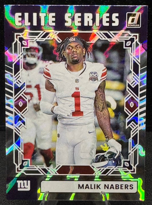 2025 Donruss The Elite Series TES-MNA Malik Nabers New York Giants - 787 Hobby House