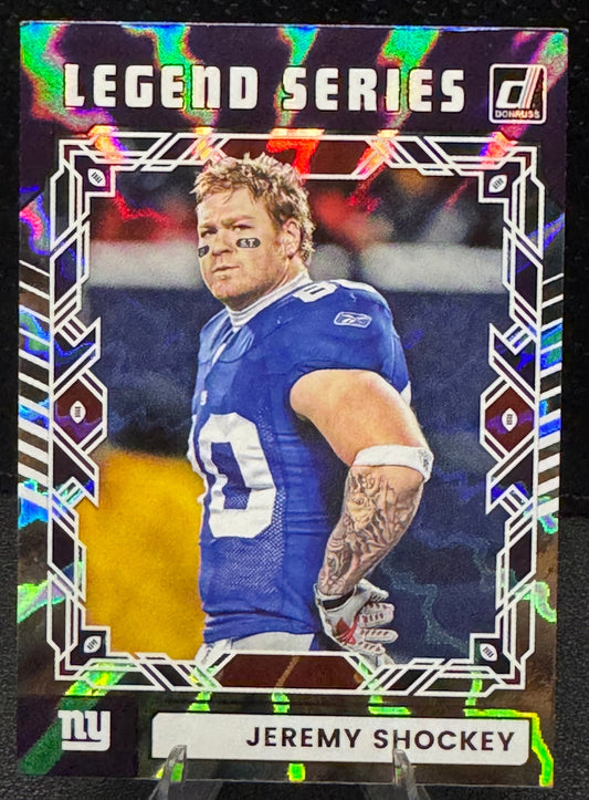 2025 Donruss The Legends Series TLS-JSH Jeremy Shockey New York Giants - 787 Hobby House