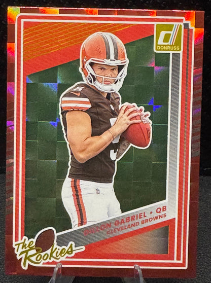 2025 Donruss The Rookies 33 Dillon Gabriel RC Cleveland Browns - 787 Hobby House