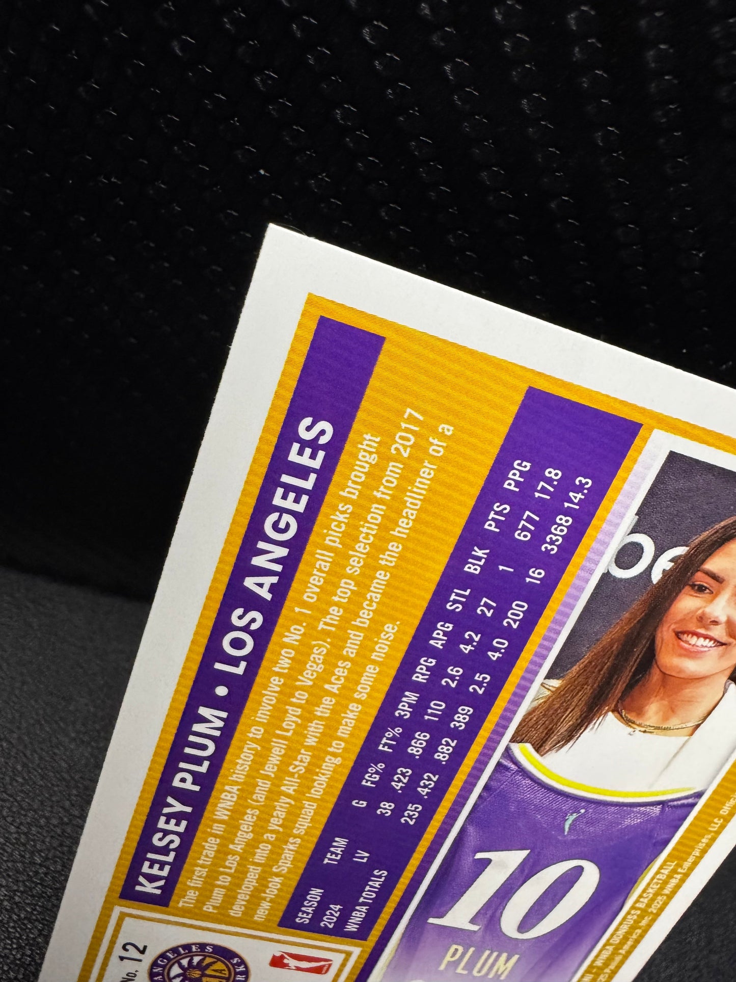 2025 Donruss WNBA 12 Kelsey Plum Los Angeles Sparks - 787 Hobby House