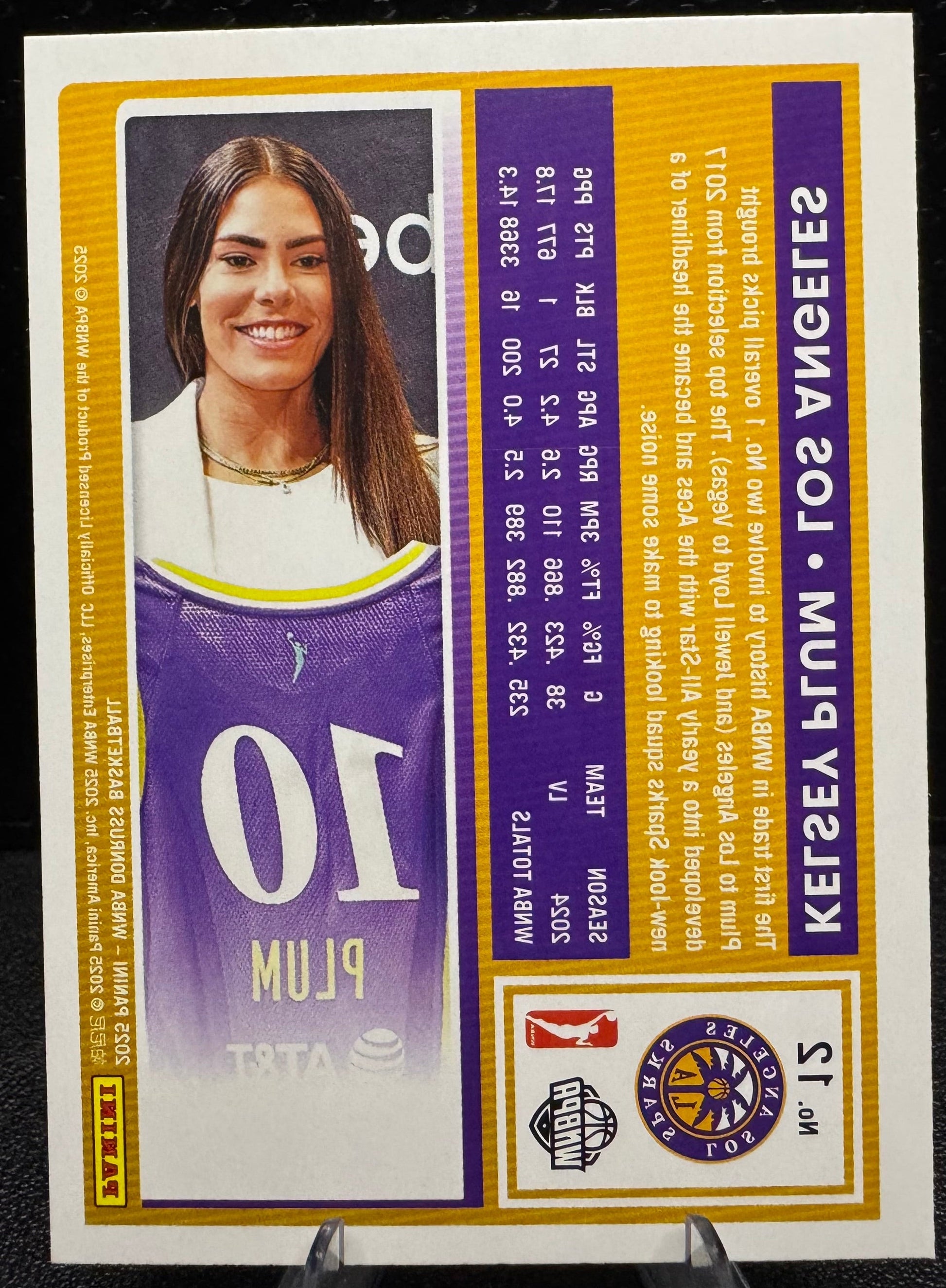 2025 Donruss WNBA 12 Kelsey Plum Los Angeles Sparks - 787 Hobby House