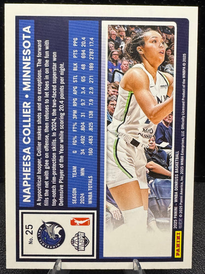 2025 Donruss WNBA 25 Napheesa Collier Minnesota Lynx - 787 Hobby House