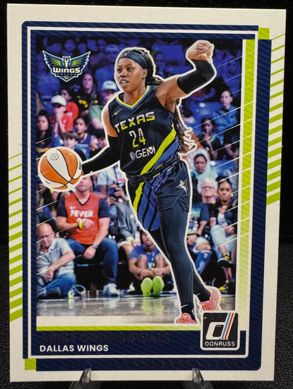 2025 Donruss WNBA 39 Arike Ogunbowale Dallas Wings - 787 Hobby House