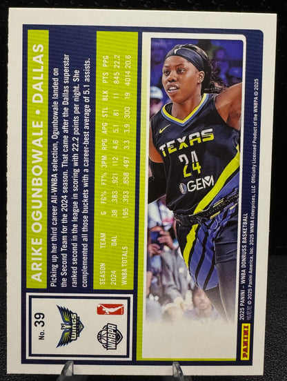 2025 Donruss WNBA 39 Arike Ogunbowale Dallas Wings - 787 Hobby House