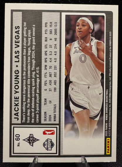 2025 Donruss WNBA 60 Jackie Young Las Vegas Aces - 787 Hobby House