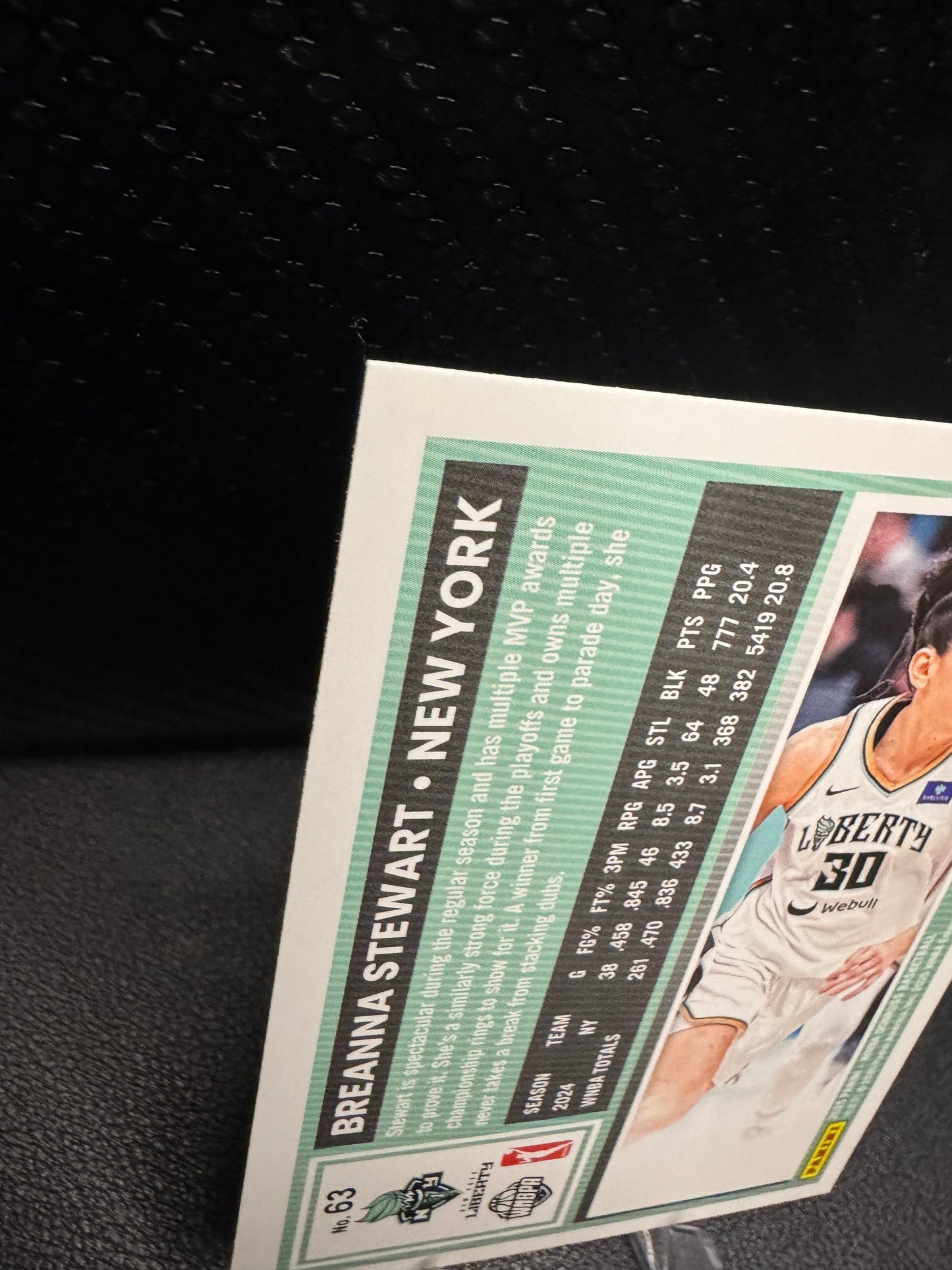 2025 Donruss WNBA 63 Breanna Stewart New York Liberty - 787 Hobby House