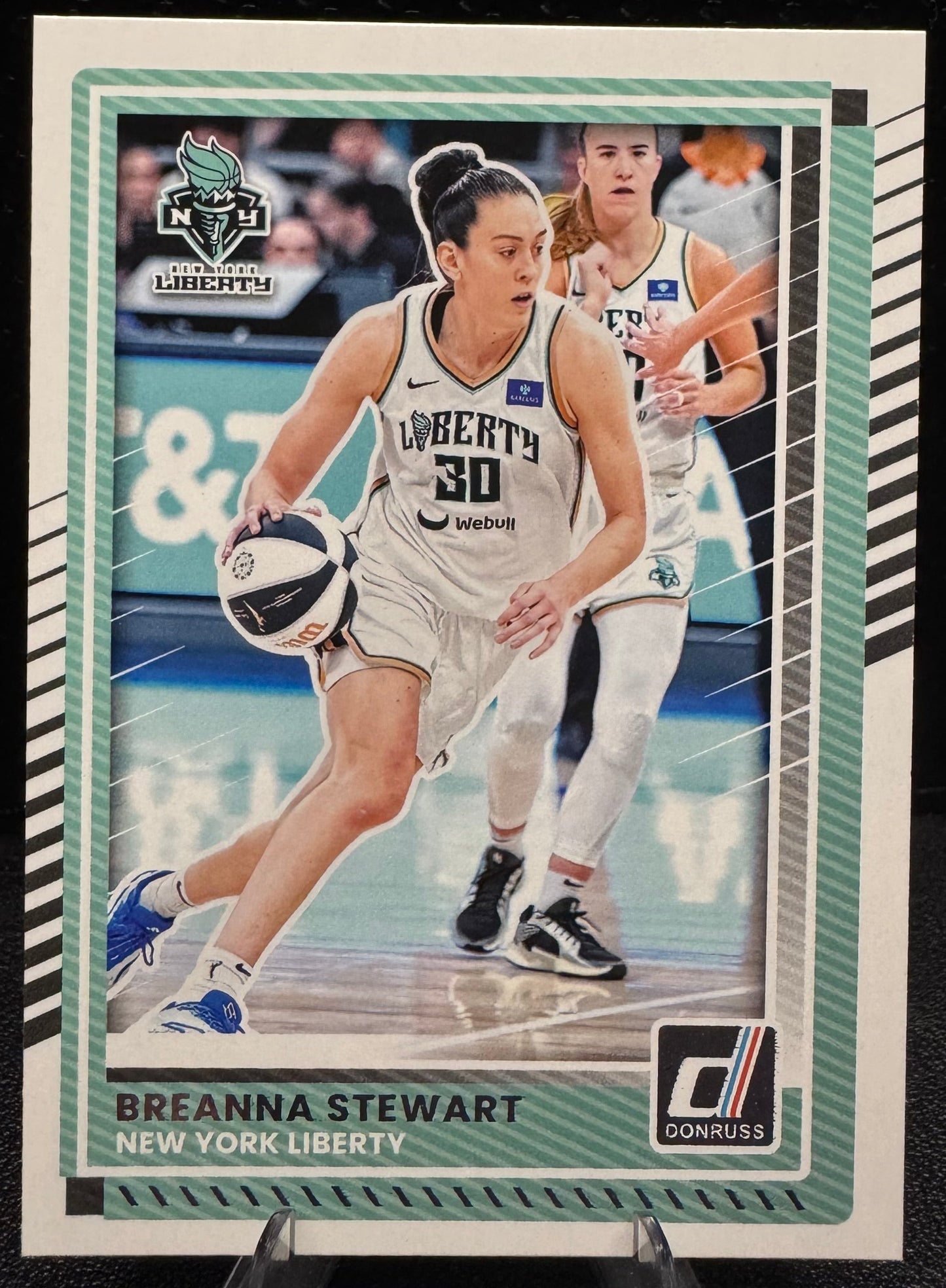 2025 Donruss WNBA 63 Breanna Stewart New York Liberty - 787 Hobby House
