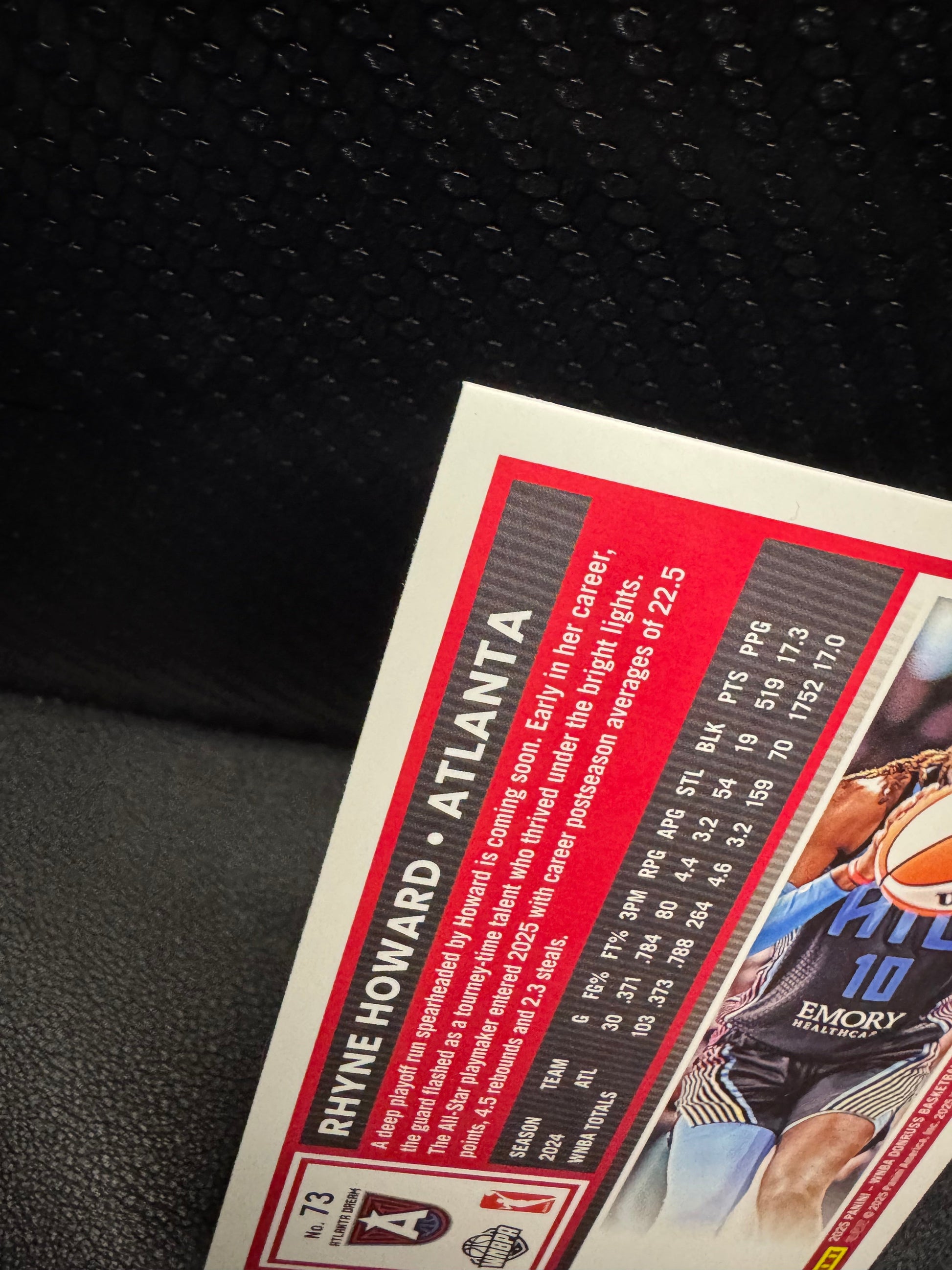 2025 Donruss WNBA 73 Rhyne Howard Atlanta Dream - 787 Hobby House