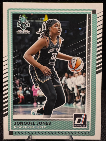 2025 Donruss WNBA 77 Jonquel Jones New York Liberty - 787 Hobby House