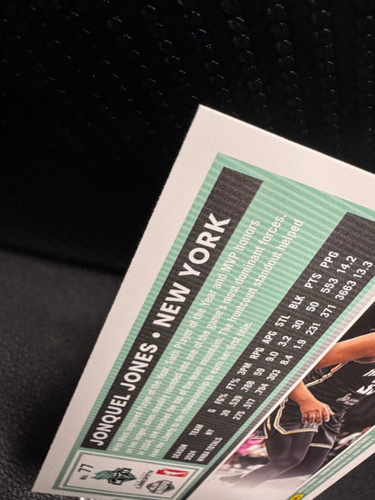 2025 Donruss WNBA 77 Jonquel Jones New York Liberty - 787 Hobby House