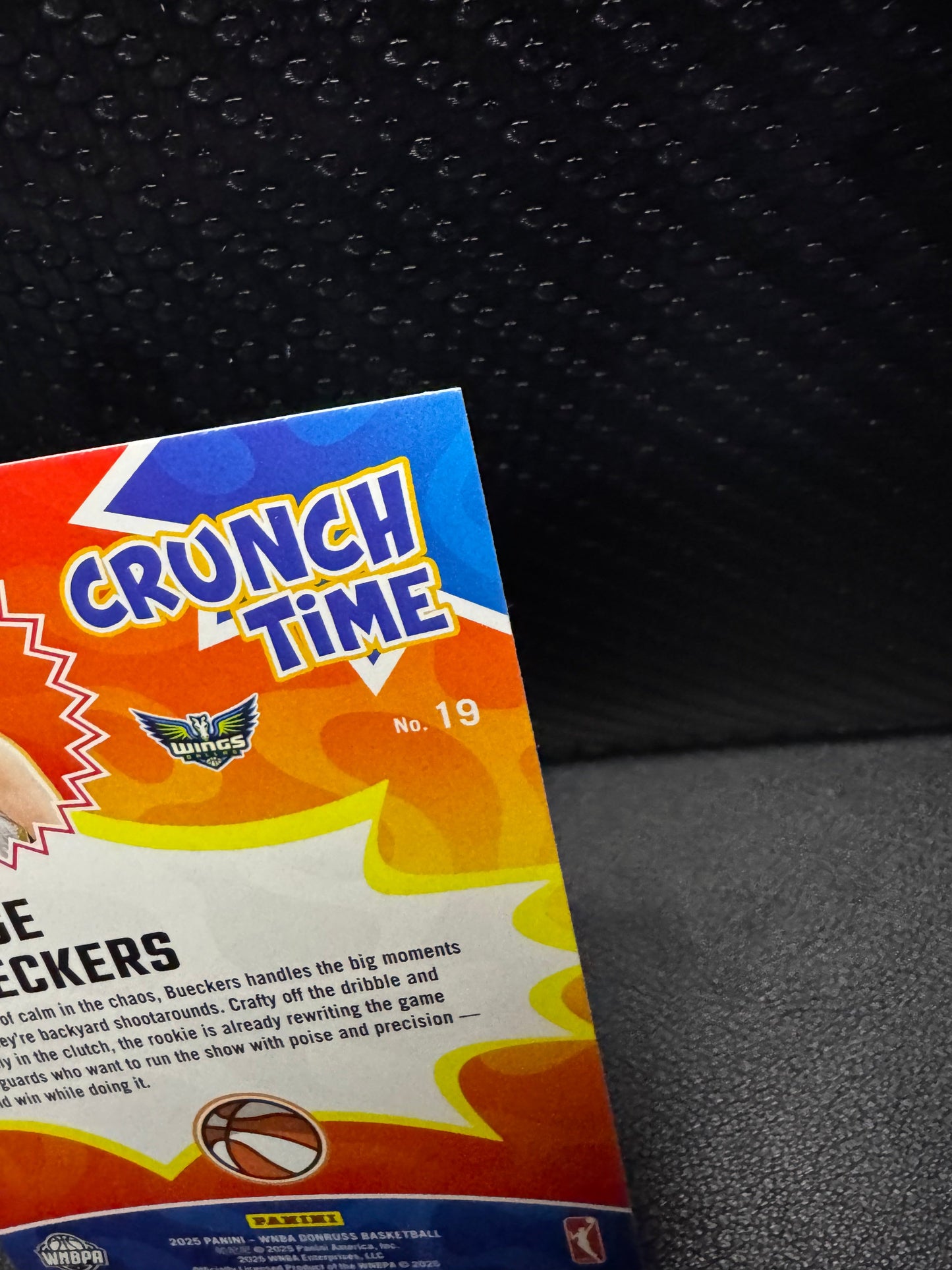 2025 Donruss WNBA Crunch Time 19 Paige Bueckers RC Dallas Wings - 787 Hobby House