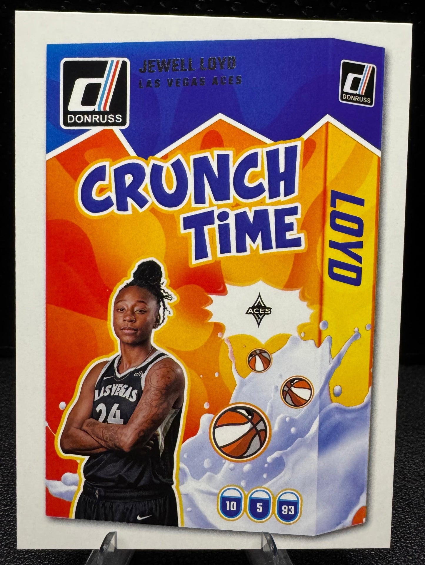 2025 Donruss WNBA Crunch Time 2 Jewell Loyd Las Vegas Aces - 787 Hobby House