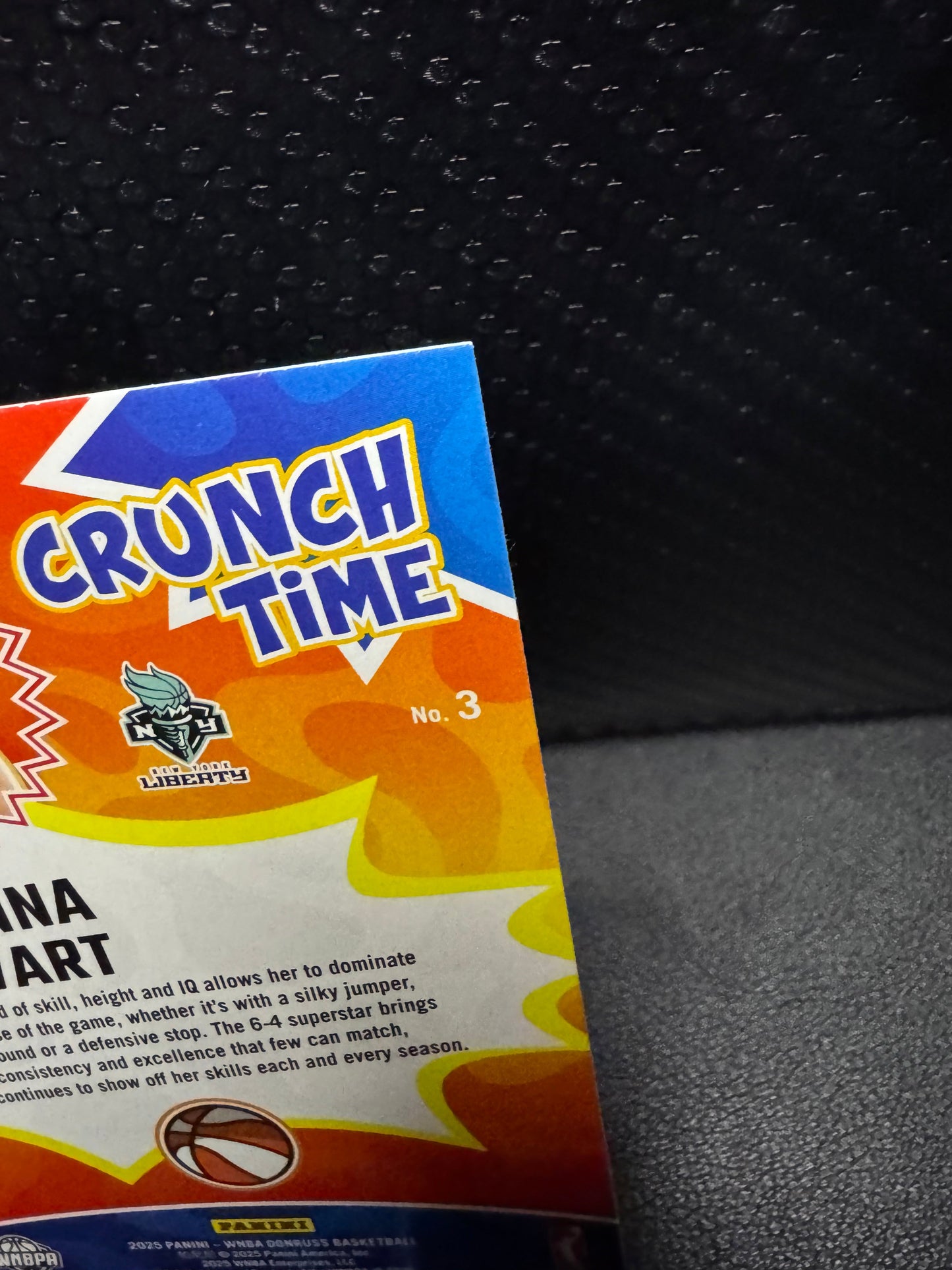 2025 Donruss WNBA Crunch Time 3 Breanna Stewart New York Liberty - 787 Hobby House