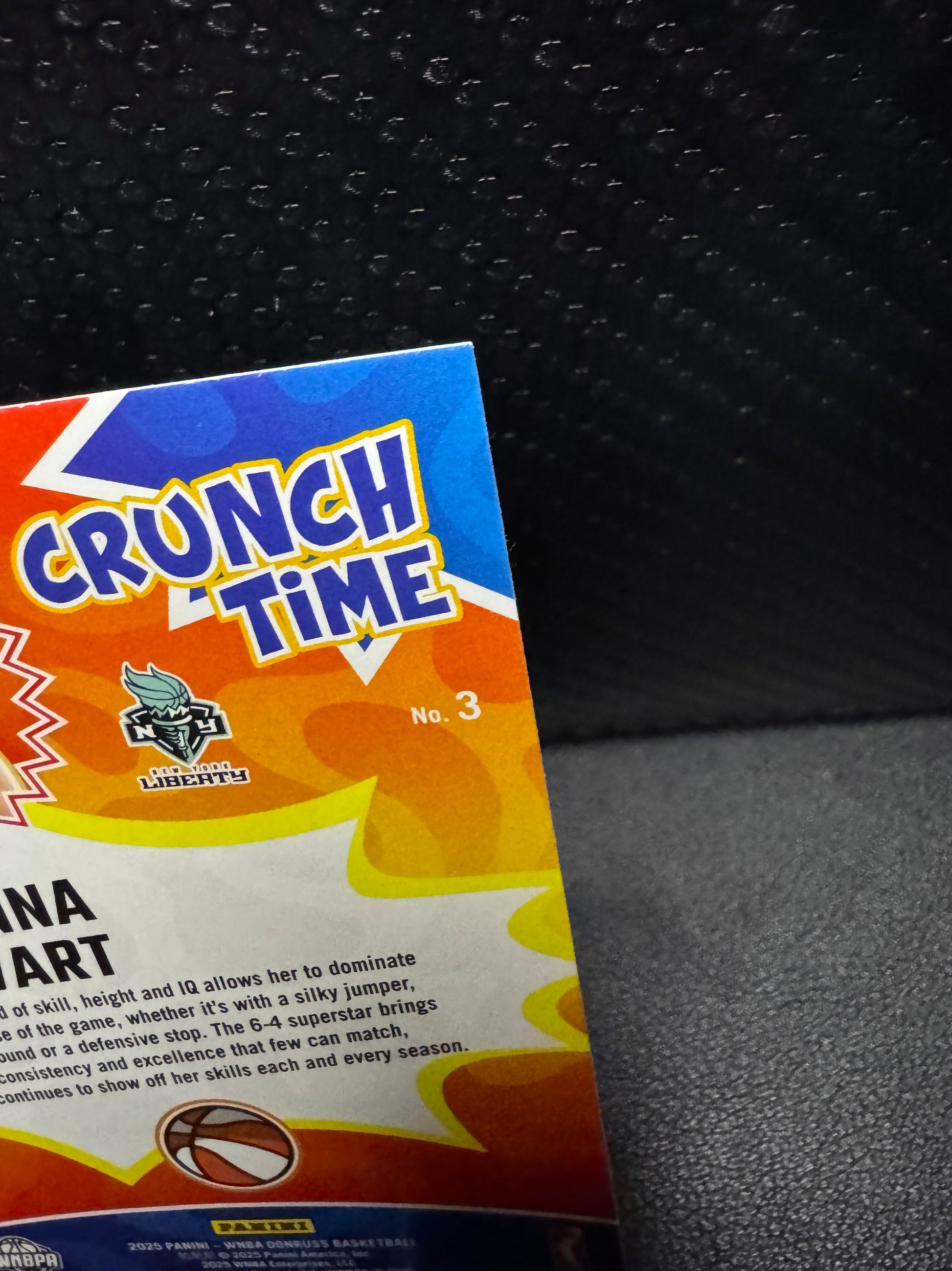 2025 Donruss WNBA Crunch Time 3 Breanna Stewart New York Liberty - 787 Hobby House