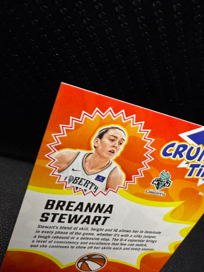 2025 Donruss WNBA Crunch Time 3 Breanna Stewart New York Liberty - 787 Hobby House