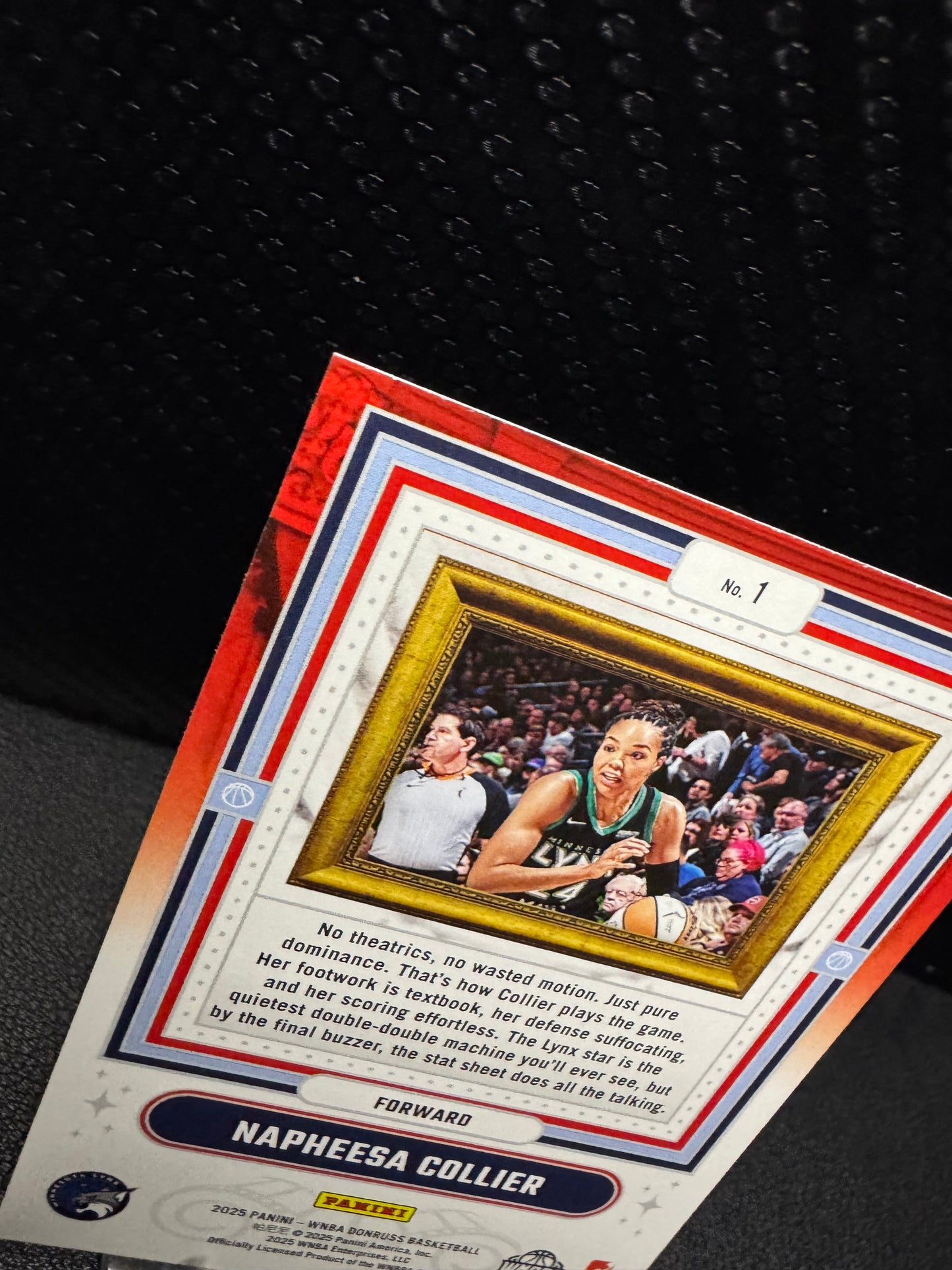 2025 Donruss WNBA Franchise Features 1 Napheesa Collier Minnesota Lynx - 787 Hobby House
