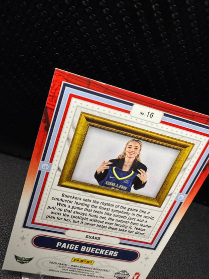 2025 Donruss WNBA Franchise Features 16 Paige Bueckers RC Dallas Wings - 787 Hobby House