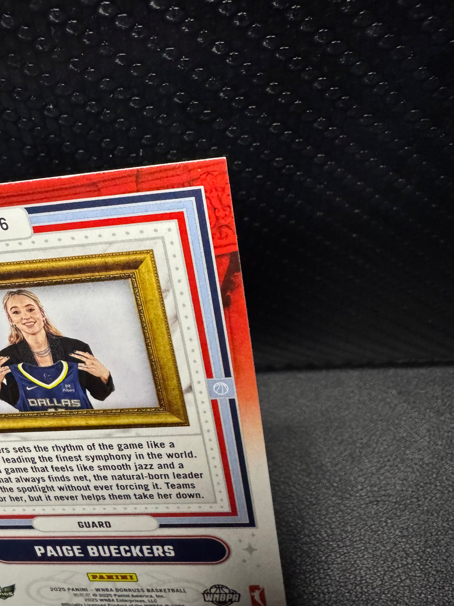 2025 Donruss WNBA Franchise Features 16 Paige Bueckers RC Dallas Wings - 787 Hobby House