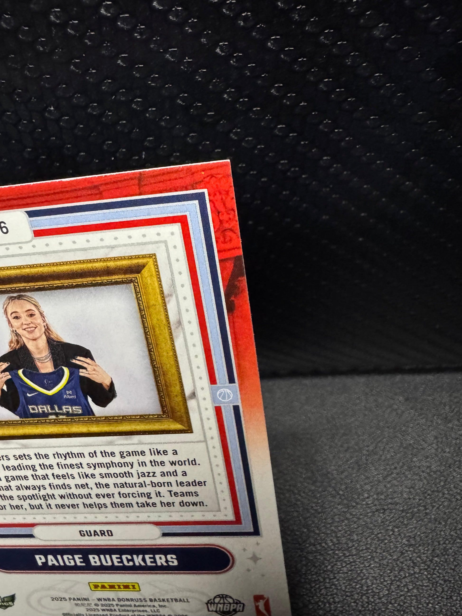 2025 Donruss WNBA Franchise Features 16 Paige Bueckers RC Dallas Wings - 787 Hobby House