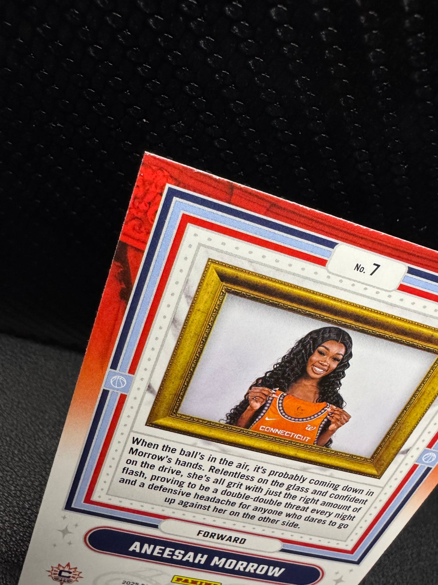 2025 Donruss WNBA Franchise Features Press Proof 7 Aneesah Morrow RC Connecticut Sun - 787 Hobby House