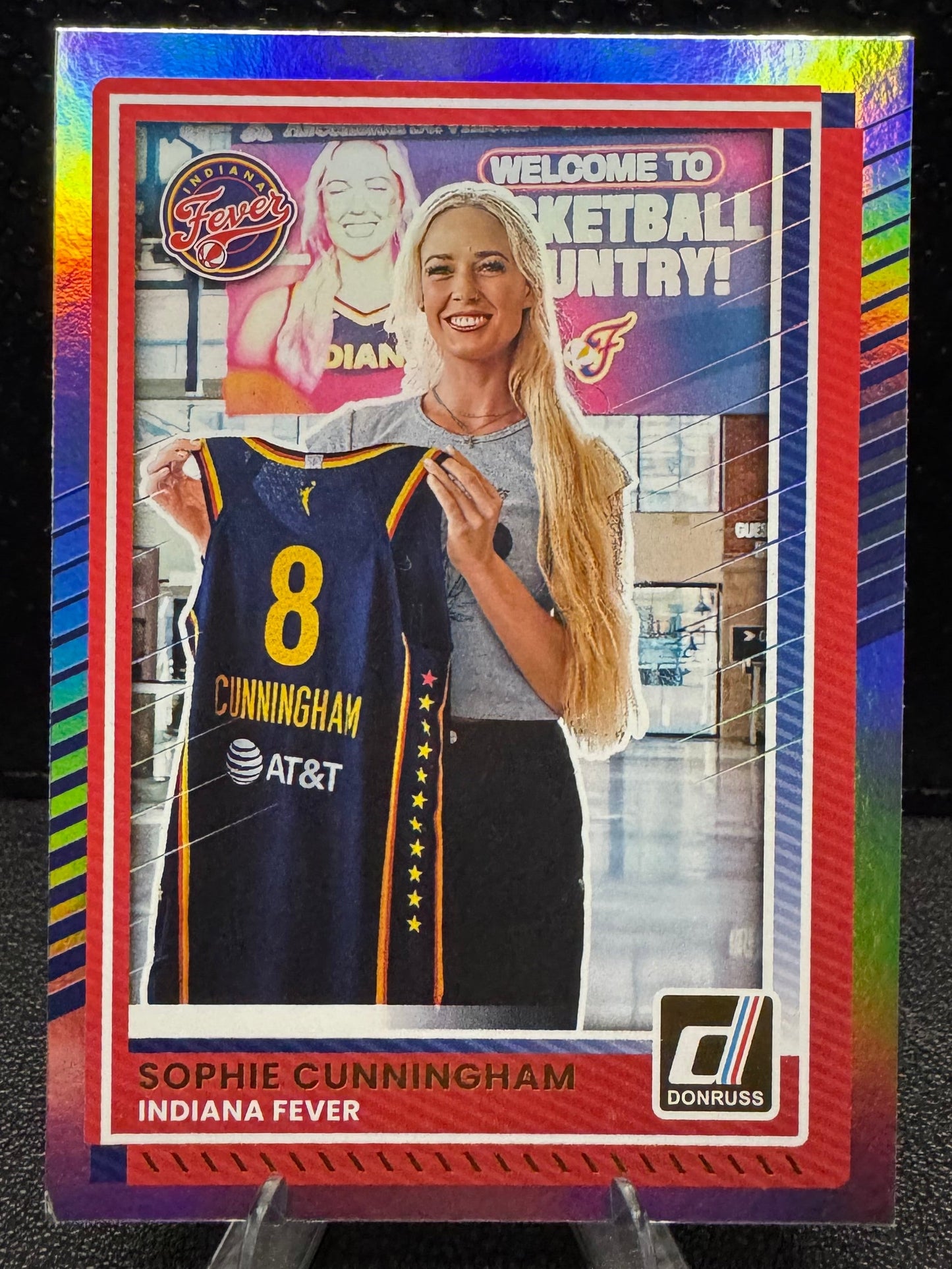 2025 Donruss WNBA Holo 24 Sophie Cunningham Indiana Fever - 787 Hobby House