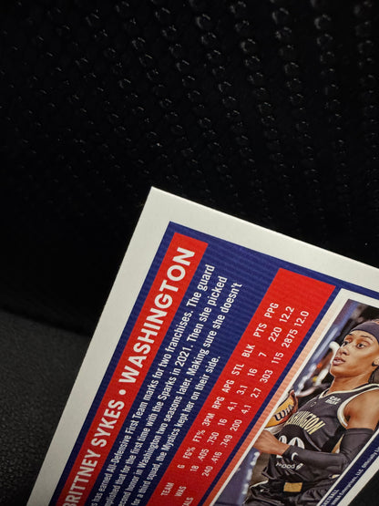2025 Donruss WNBA Holo 41 Brittney Sykes Washington Mystics - 787 Hobby House