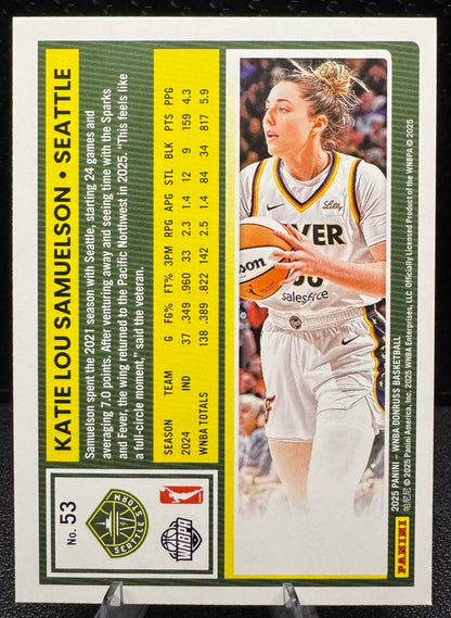 2025 Donruss WNBA Holo 53 Katie Lou Samuelson Seattle Storm - 787 Hobby House