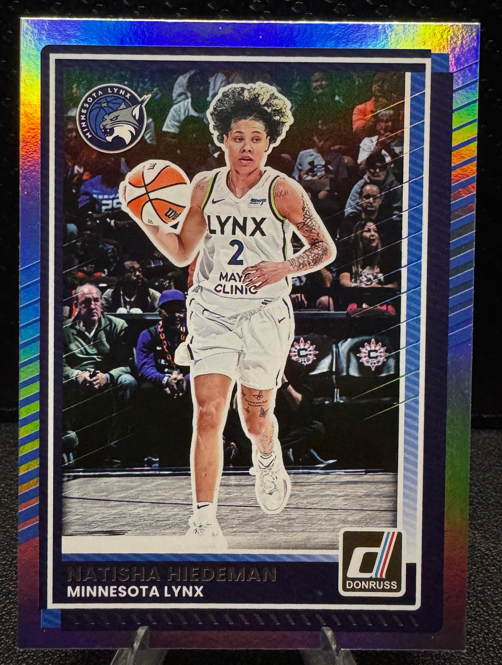 2025 Donruss WNBA Holo 72 Natisha Hiedeman Minnesota Lynx - 787 Hobby House