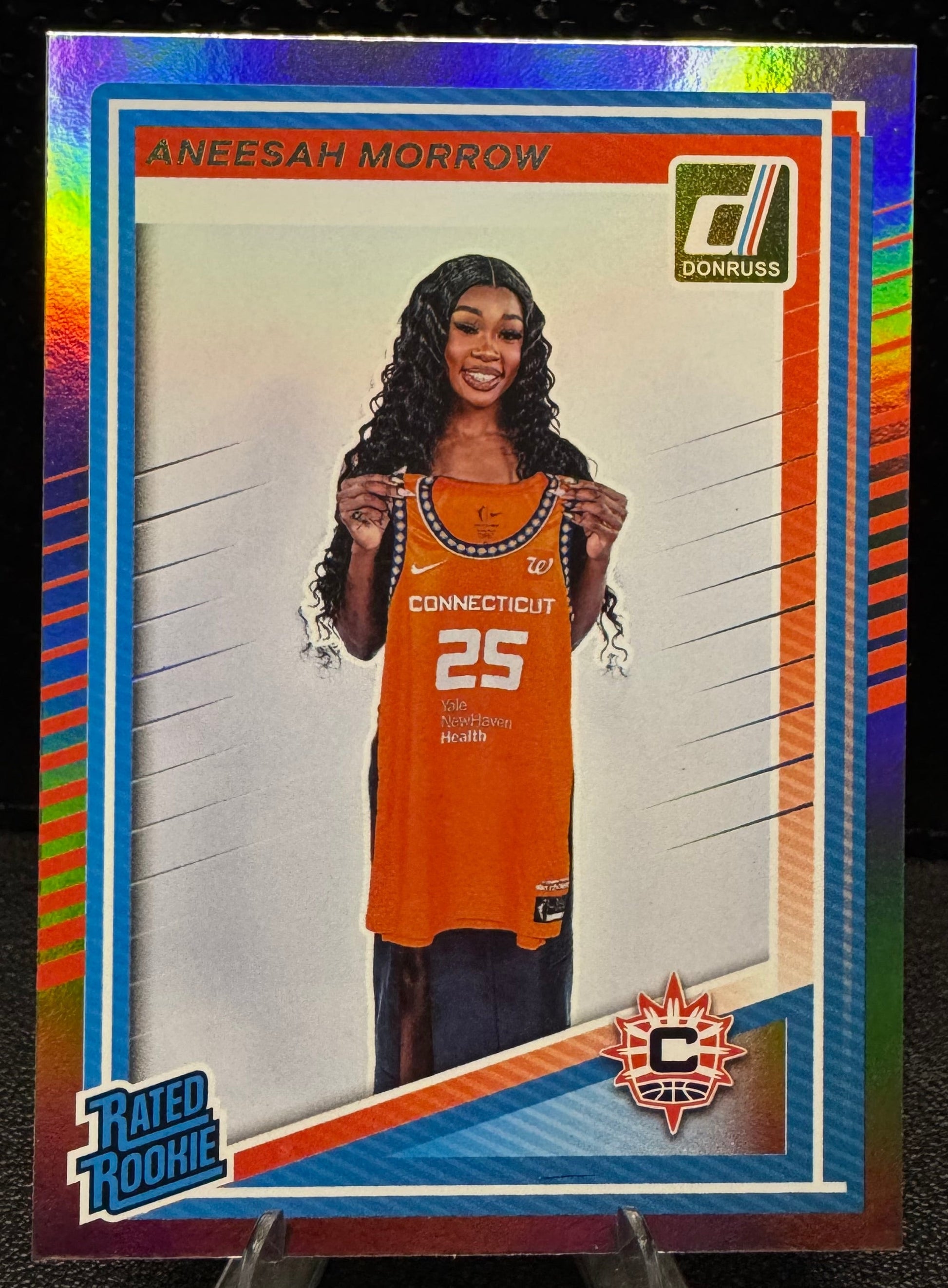 2025 Donruss WNBA Holo 99 Aneesah Morrow RR RC Connecticut Sun - 787 Hobby House