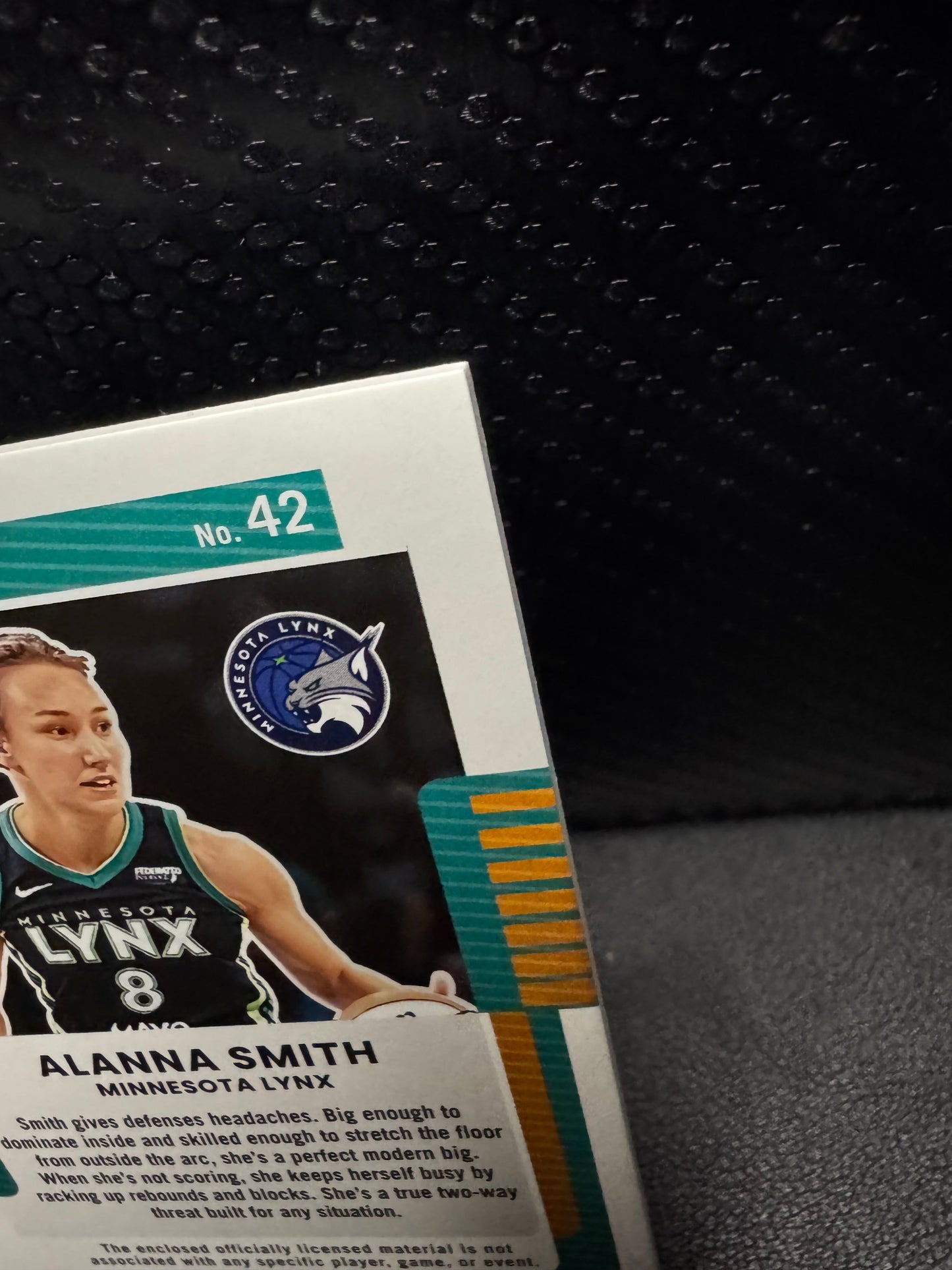 2025 Donruss WNBA Jersey Series 42 Alanna Smith MEM Minnesota Lynx - 787 Hobby House