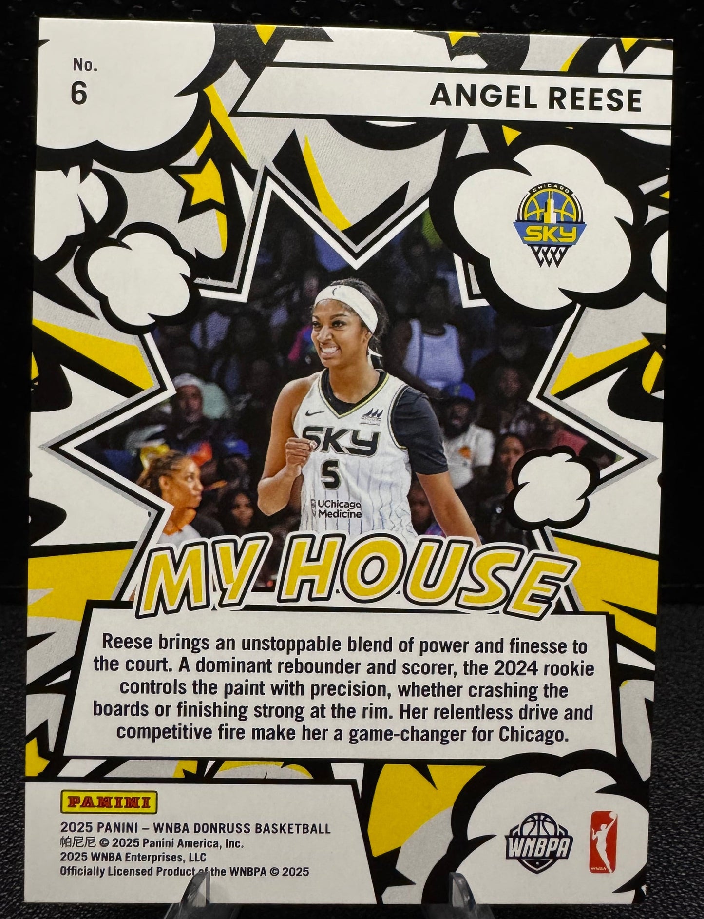 2025 Donruss WNBA My House Green Fireworks 6 Angel Reese Chicago Sky - 787 Hobby House