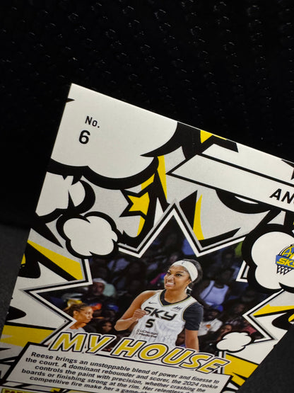 2025 Donruss WNBA My House Green Fireworks 6 Angel Reese Chicago Sky - 787 Hobby House