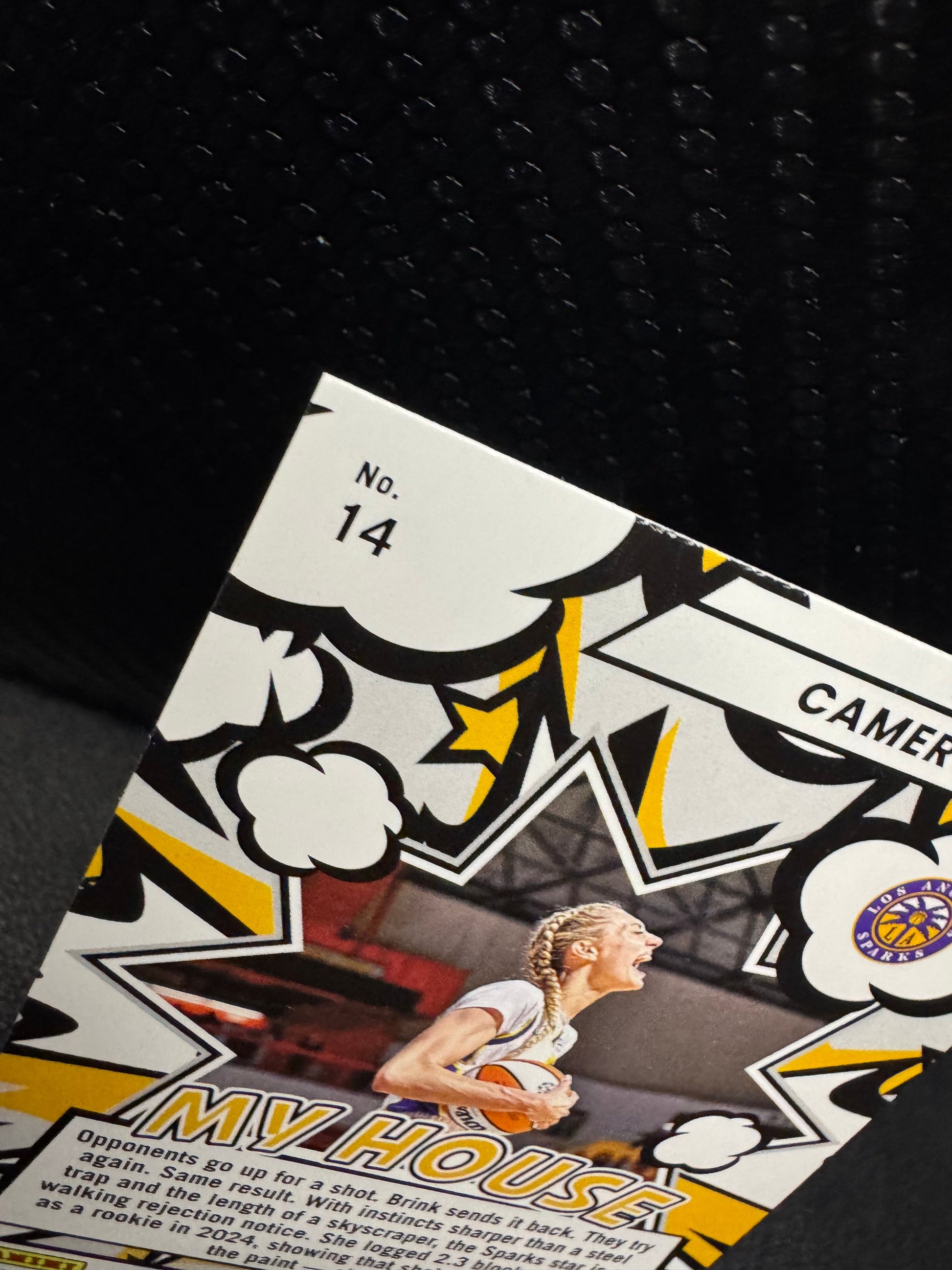 2025 Donruss WNBA My House Press Proof 14 Cameron Brink LA Sparks - 787 Hobby House